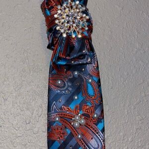 One of a kind hand crafted tie very stylish and eye catching